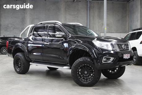 Black 2017 Nissan Navara Dual Cab Utility St-X (4X4)