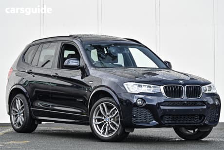 Black 2017 BMW X3 Wagon Xdrive 20I