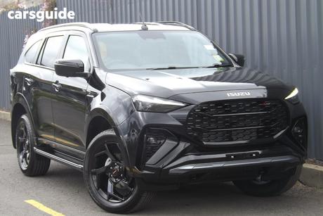 Black 2026 Isuzu MU-X Wagon X-Terrain (4X4)