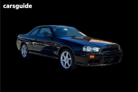 Black 1999 Nissan Skyline Coupe Gt-T