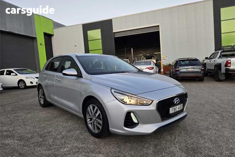 Silver 2017 Hyundai I30 Hatchback Active
