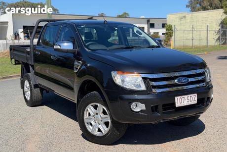 Black 2012 Ford Ranger Dual Cab Utility Xlt 3.2 (4X4)