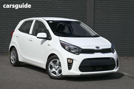 White 2019 Kia Picanto Hatchback S (Aeb)