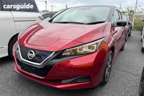 Red 2019 Nissan Leaf Hatchback X (Electric)