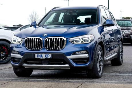 Blue 2019 BMW X3 Wagon Xdrive30D Xline