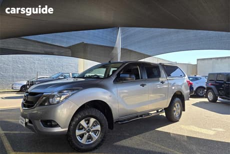 Silver 2015 Mazda BT-50 Dual Cab Utility Xt (4X4)