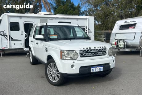 White 2013 Land Rover Discovery 4 Wagon 3.0 Tdv6