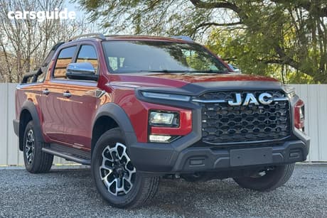 Red 2025 JAC T9 UTE Dual Cab Pick-up Haven (4X4)