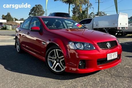 Red 2011 Holden Commodore Sedan Sv6