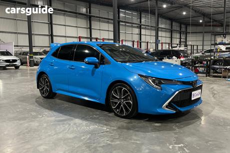 Blue 2021 Toyota Corolla Hatchback Zr