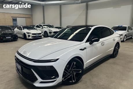 White 2023 Hyundai Sonata Sedan N Line