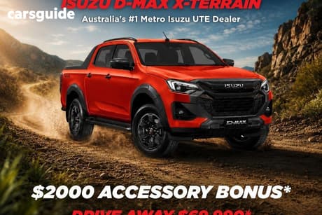 White 2026 Isuzu D-MAX Crew Cab Utility X-Terrain (4X4)