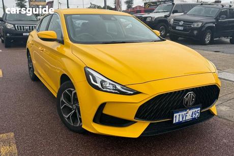 Yellow 2024 MG MG5 Sedan Vibe