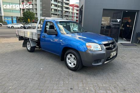 Blue 2011 Mazda BT-50 Cab Chassis Boss B2500 Dx