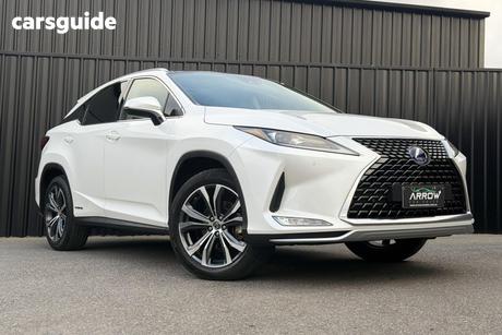White 2022 Lexus RX SUV LUXURY HYBRID