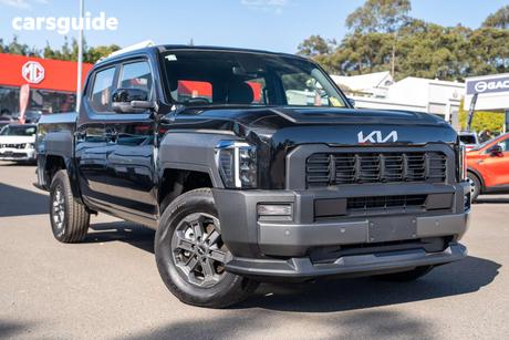 Black 2025 Kia Tasman Double Cab Pick Up Sx (4X4) (Std) Black Fender
