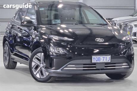 Black 2023 Hyundai Kona Wagon Highlander Elec Srf Std Range