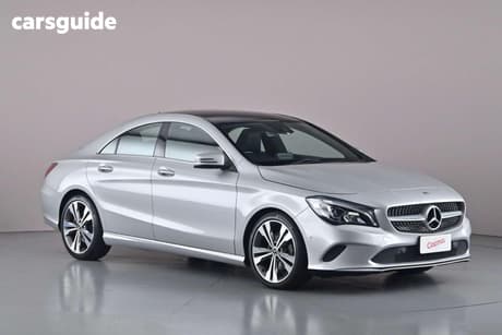 Silver 2018 Mercedes-Benz CLA180 Coupe 180