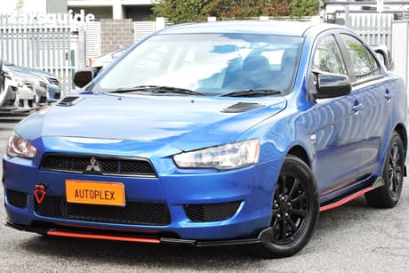 Blue 2011 Mitsubishi Lancer Sedan Es