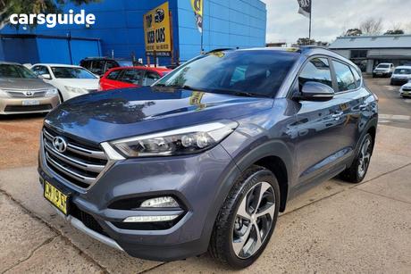 Grey 2017 Hyundai Tucson Wagon Highlander (Awd)