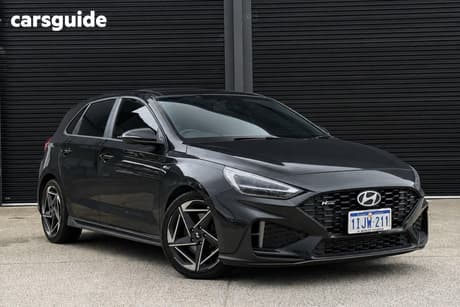 Black 2024 Hyundai I30 Hatchback N Line Prm Mhev