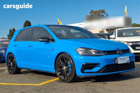 Blue 2020 Volkswagen Golf Hatchback R Final Edition