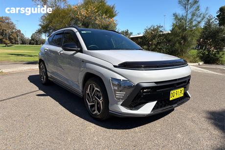 Grey 2025 Hyundai Kona Wagon Hybrid Premium N Line