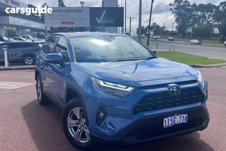 Blue 2025 Toyota RAV4 Wagon Gx (Awd) Hybrid