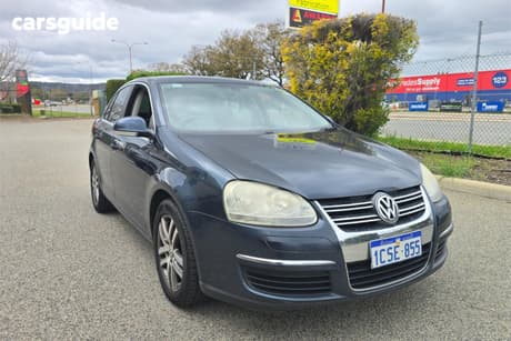 Blue 2007 Volkswagen Jetta Sedan 2.0 Tdi