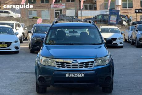 Blue 2011 Subaru Forester Wagon X