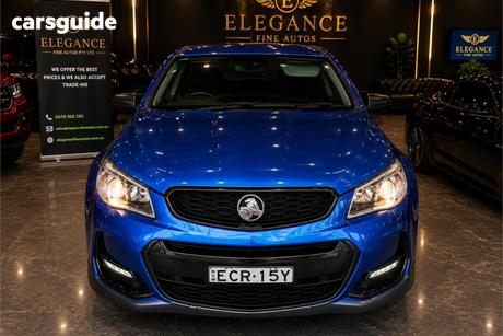 Blue 2016 Holden Commodore Sportswagon Sv6 Black Pack
