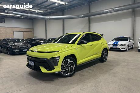 Yellow 2025 Hyundai Kona SUV PREMIUM N LINE