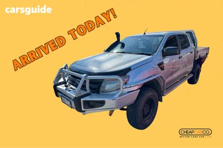 Silver 2013 Ford Ranger Dual Cab Chassis Xl 3.2 (4X4)