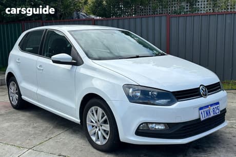 White 2017 Volkswagen Polo Hatch URBAN (66TSI) 6R MY17.5