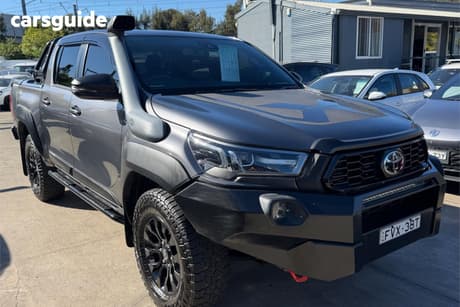 Grey 2021 Toyota Hilux Double Cab Pick Up Rugged X (4X4)