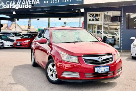 Red 2011 Holden Cruze Sedan CD