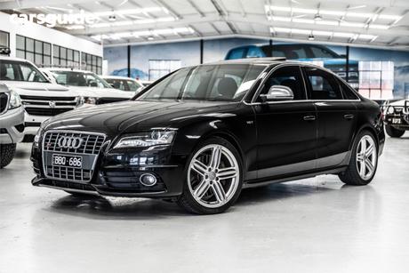 Black 2009 Audi S4 Sedan 3.0 Tfsi Quattro