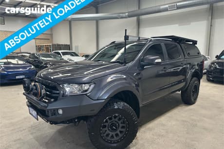 Grey 2019 Ford Ranger Double Cab Pick Up Wildtrak 2.0 (4X4)