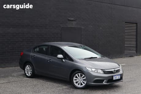 Grey 2012 Honda Civic Sedan Vti-L