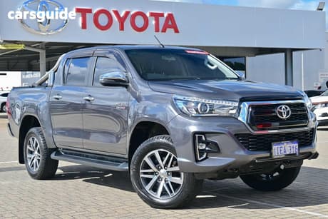Grey 2019 Toyota Hilux Double Cab Pick Up Sr5 (4X4)