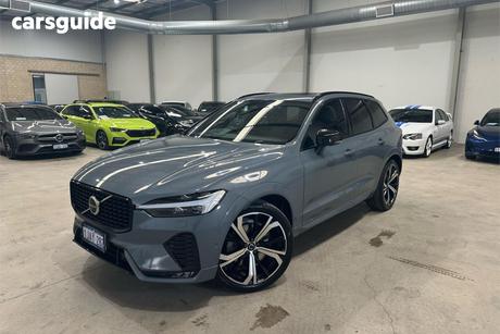 Grey 2021 Volvo XC60 Wagon B6 R-Design Mhev