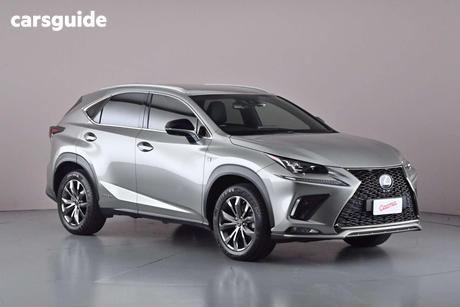 Silver 2019 Lexus NX300H Wagon F Sport Hybrid (Fwd)