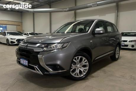 Grey 2020 Mitsubishi Outlander Wagon Es 7 Seat (2Wd)