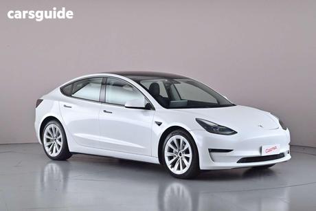 White 2021 Tesla Model 3 Sedan Long Range Awd