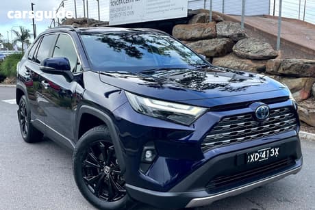 Blue 2023 Toyota RAV4 Wagon Cruiser (2Wd) Hybrid