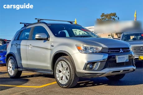 Silver 2018 Mitsubishi ASX Wagon Es Adas ( 2Wd)