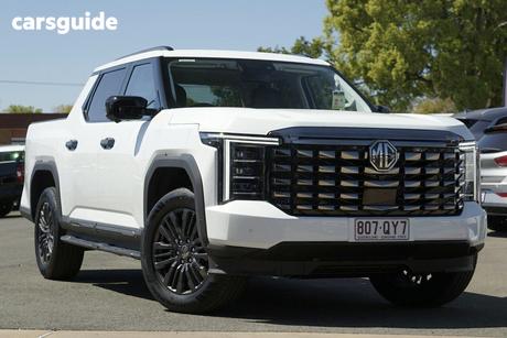 White 2025 MG Mgu9 Ute Tray