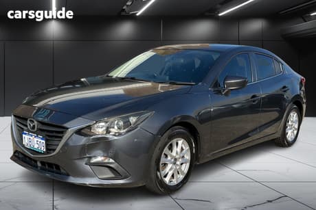 Grey 2014 Mazda 3 Sedan Maxx