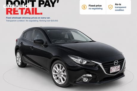 Black 2016 Mazda 3 Hatchback Sp25 Gt