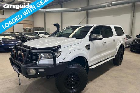 White 2017 Ford Ranger Ute Tray XLT